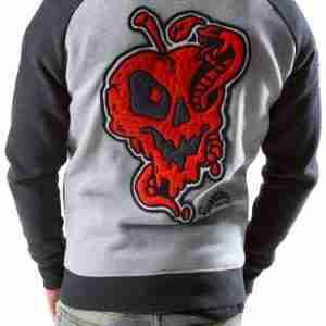 Crossing Lines Jersey Bomber Jacket