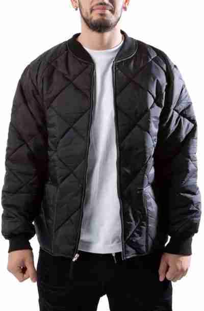 Diamond Nylon Quilted Flight Jacket