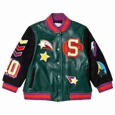 Green Stella 10 Varsity Bomber Jacket