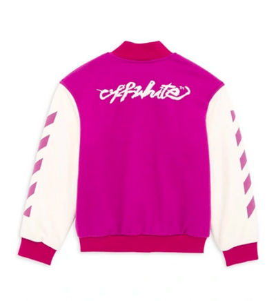 Kids' Little Girl's & Girl's Patch Varsity Jacket