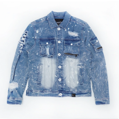 Light Wash Fall Back Denim Jacket