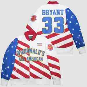 McDonald's All American Kobe White Varsity Jacket