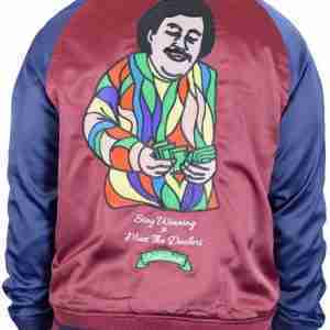 Meet The Dealers Coast To Coast Polyester Burgundy Jacket