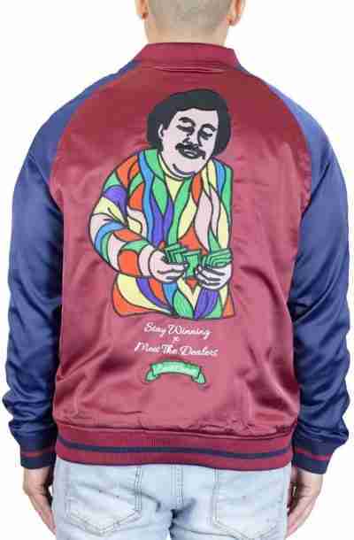 Meet The Dealers Coast To Coast Polyester Burgundy Jacket