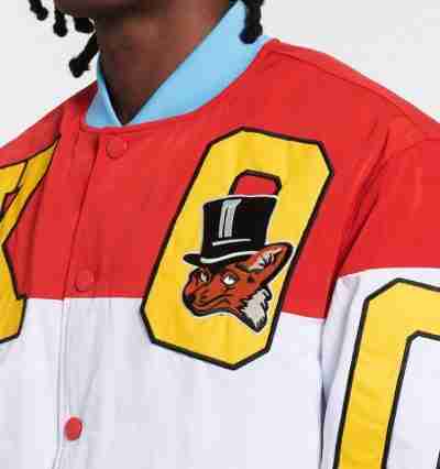 Multicolor Academy Varsity Jacket for Men
