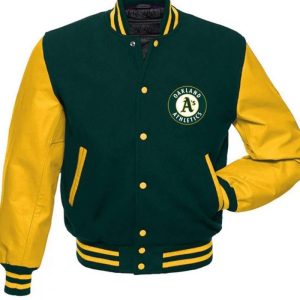 Oakland Athletics Mlb Letterman Jacket