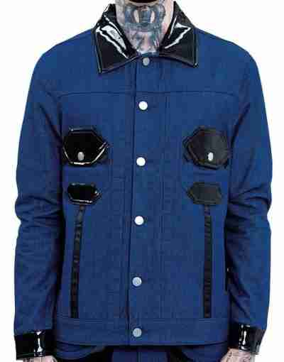 Octagon Denim Blue Jacket