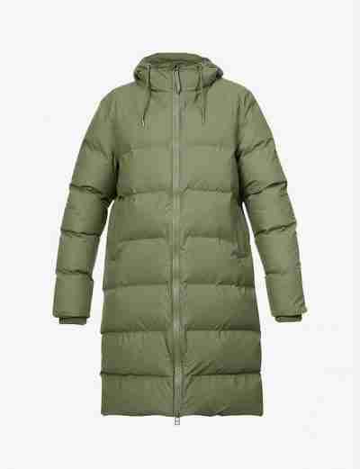 Padded Shell Puffer Olive Coat
