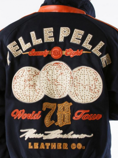 Pelle Pelle Black World Tour Wool Jacket