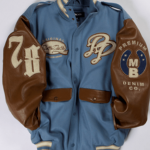 Pelle Pelle Blue Varsity Jacket