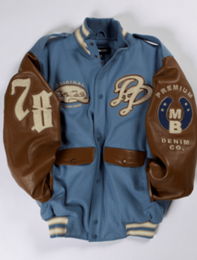 Pelle Pelle Blue Varsity Jacket