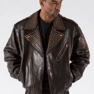 Pelle Pelle Brown Varsity Jacket