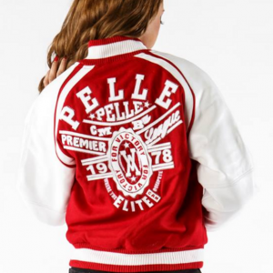 Pelle Pelle Premier League Red Wool Jacket