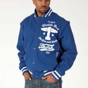 Pelle Pelle The One And Only Blue Varsity Jacket