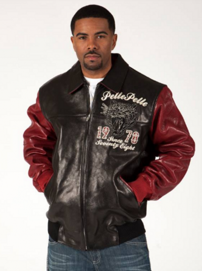 Pelle Pelle Tiger Black Luster Leather Jacket