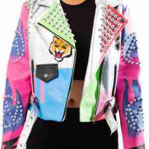 Periodt Studded Leather Jacket
