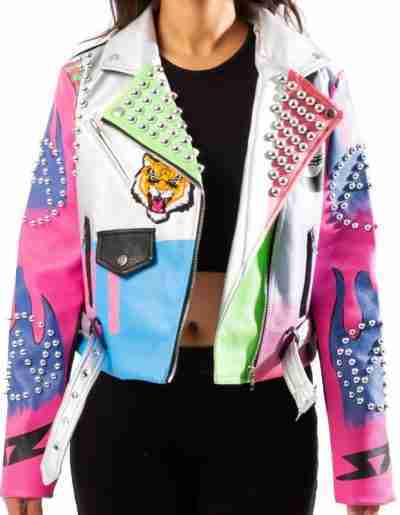 Periodt Studded Leather Jacket