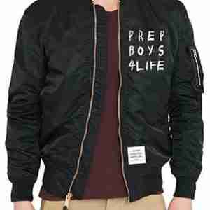 Prep Boys 4 Life Lightweight MA-1 Bomber Jacket