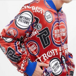 Pro standard Detroit Pistons Collage Satin Jacket