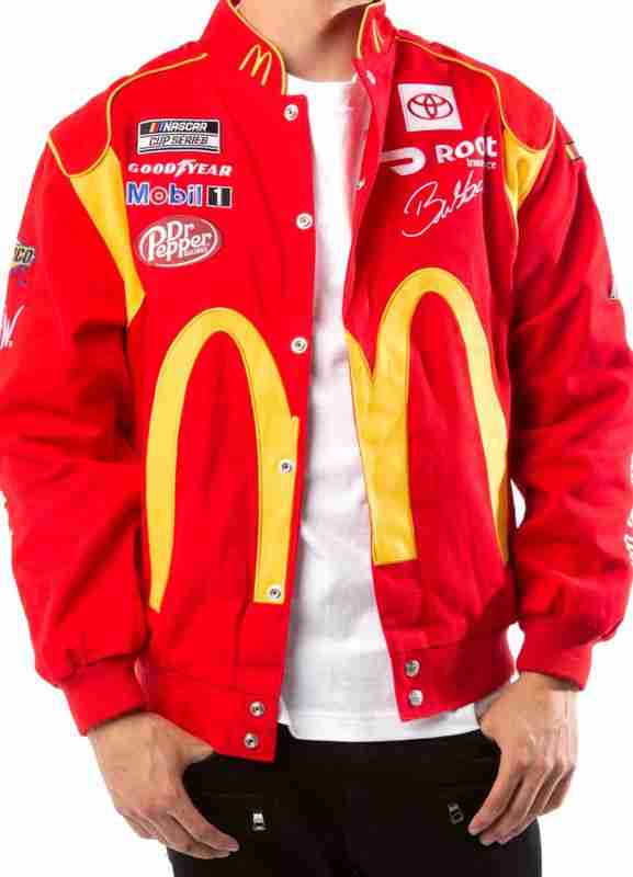 racer jacket red