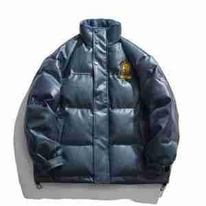 Smiley Puffer Gray Jacket