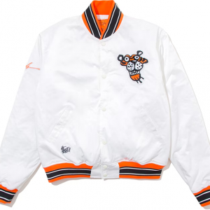 Soulgoods White Varsity Jacket
