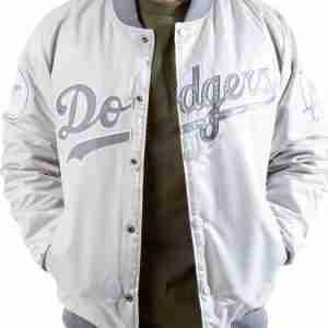 Starter Dodgers Cool Gray Jacket