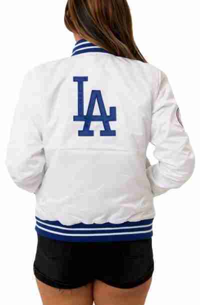 Starter Los Angeles White Polyester Jacket