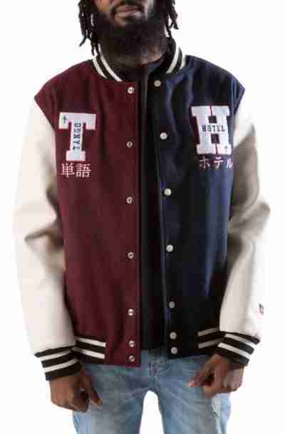 Tokyo Vacation Varsity Wool Jacket