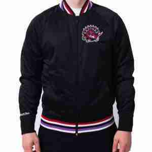 Toronto Raptors NBA Satin Black Jacket