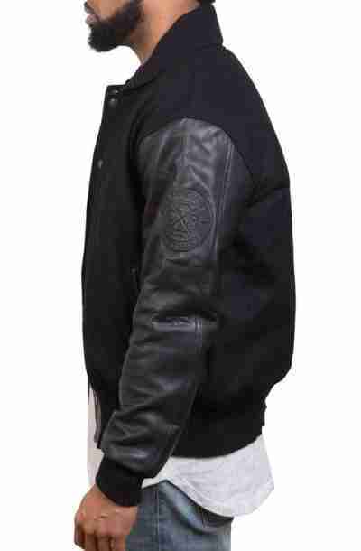Vintage Varsity Black Jacket
