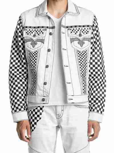 White Jegor 201 Denim Jacket