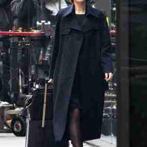 Anatomy of a Scandal Michelle Dockery Black Coat