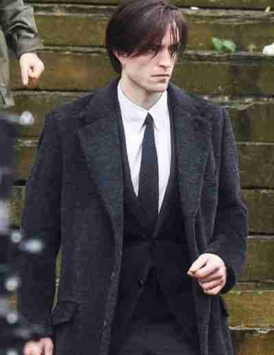Bruce Wayne Black The Batman 2022 Coat