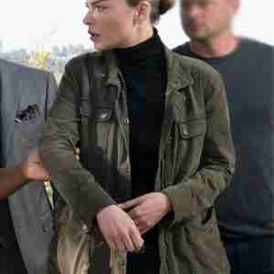 Chloe Decker Lucifer Brown Cotton Jacket
