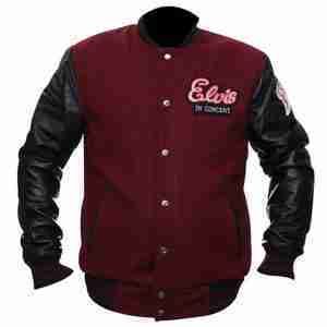 Elvis In Concert Varsity Jacket