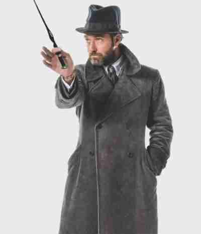 Fantastic Beasts 2 Albus Dumbledore Corduroy Coat