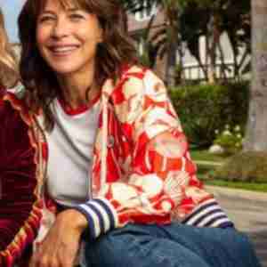 I Love America 2022 Sophie Marceau Floral Printed Jacket