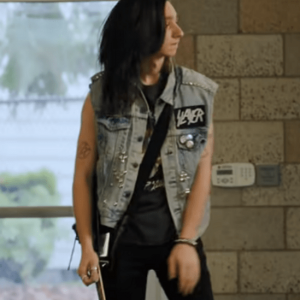 Metal Lord Adrian Green Smith Denim Vest
