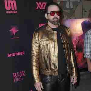 Nicolas Cage Golden Leather Jacket