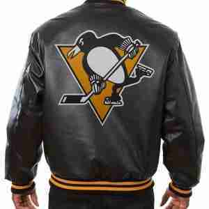 Pittsburgh Varsity Penguins Leather Jacket
