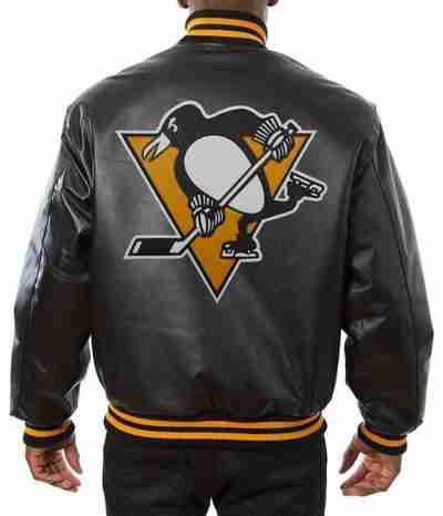 Pittsburgh Varsity Penguins Leather Jacket