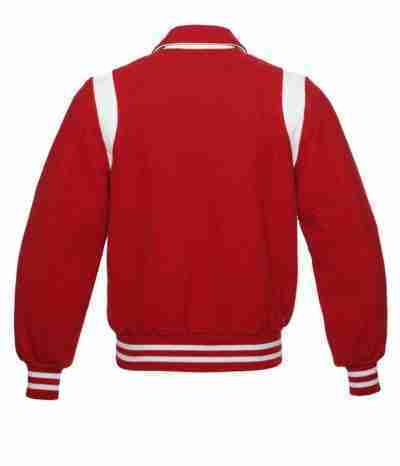 Sailor Collar Red Baseball Jacket
