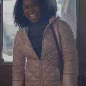 Single Drunk Female Sasha Compère Pink Quilted Jacket