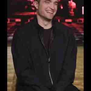 The Batman 2022 Robert Pattinson Black Jacket