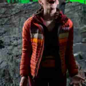 The Bubble 2022 Iris Apatow Orange Jacket