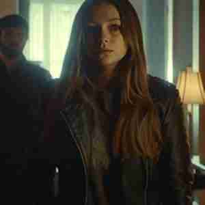 The Cellar 2022 Abby Fitz Brown Leather Jacket