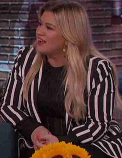 The Kelly Clarkson Show Kelly Clarkson Cotton Blazer
