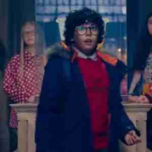 The Last Bus 2022 School Kid Blue Jacket