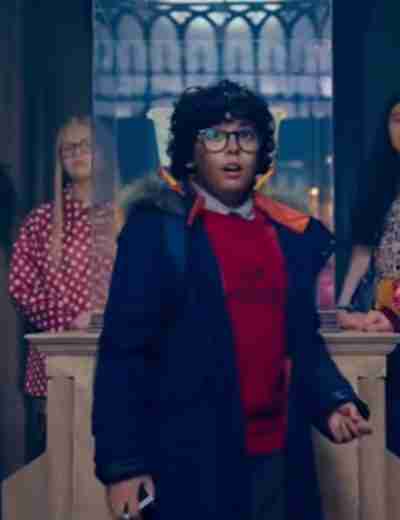 The Last Bus 2022 School Kid Blue Jacket